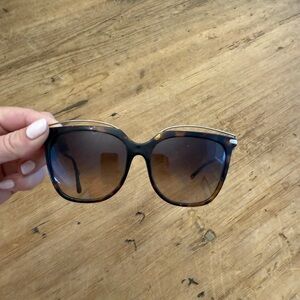 Gucci Black Frame with Brown Gradient Sunglasses